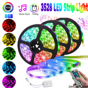 Лента с RGB лед диоди 5 м. 3528