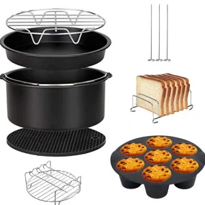 Комплект 8 броя Универсални аксесоари за фритюрник Air Fryer
