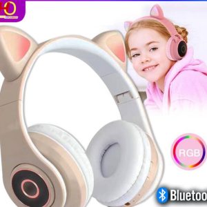 Детски безжични слушалки с котешки ушички CATS 839
