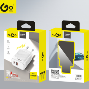 KLGO Адаптер за телефон 20W, TYPE-C, USB